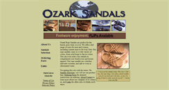 Desktop Screenshot of ozarksandals.com